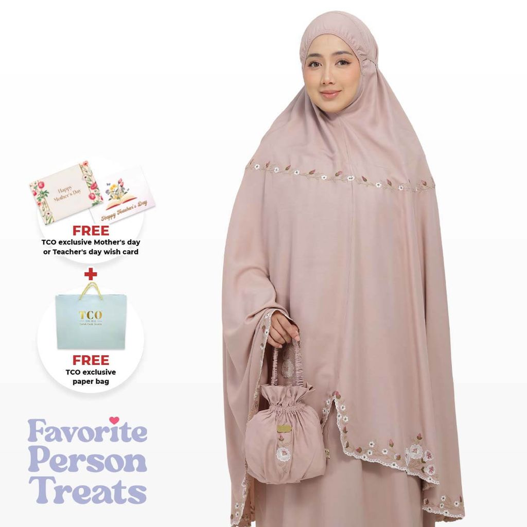 05_Telekung TCO Pearl Yasmine Creamy Mocha
