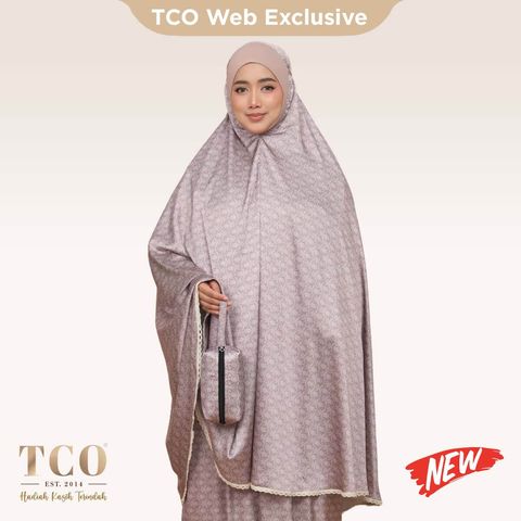 01_Telekung TCO Travel Ezi Damask Rose New