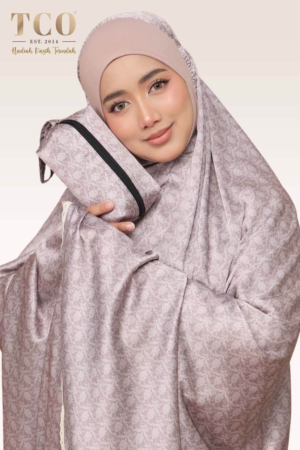 02_Telekung TCO Travel Ezi Damask Rose