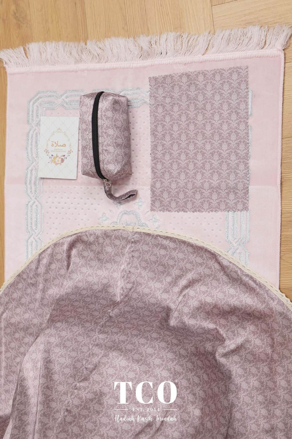 07_Telekung TCO Travel Ezi Damask Rose