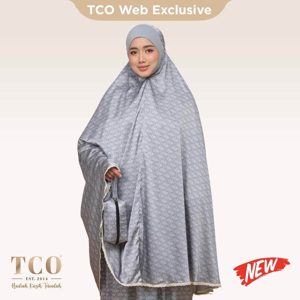 01_Telekung TCO Travel Ezi Damask Gray New