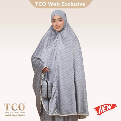 01_Telekung TCO Travel Ezi Damask Gray New