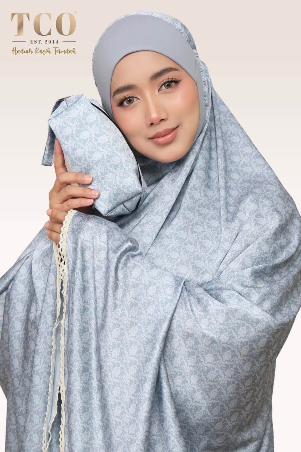 02_Telekung TCO Travel Ezi Damask Blue