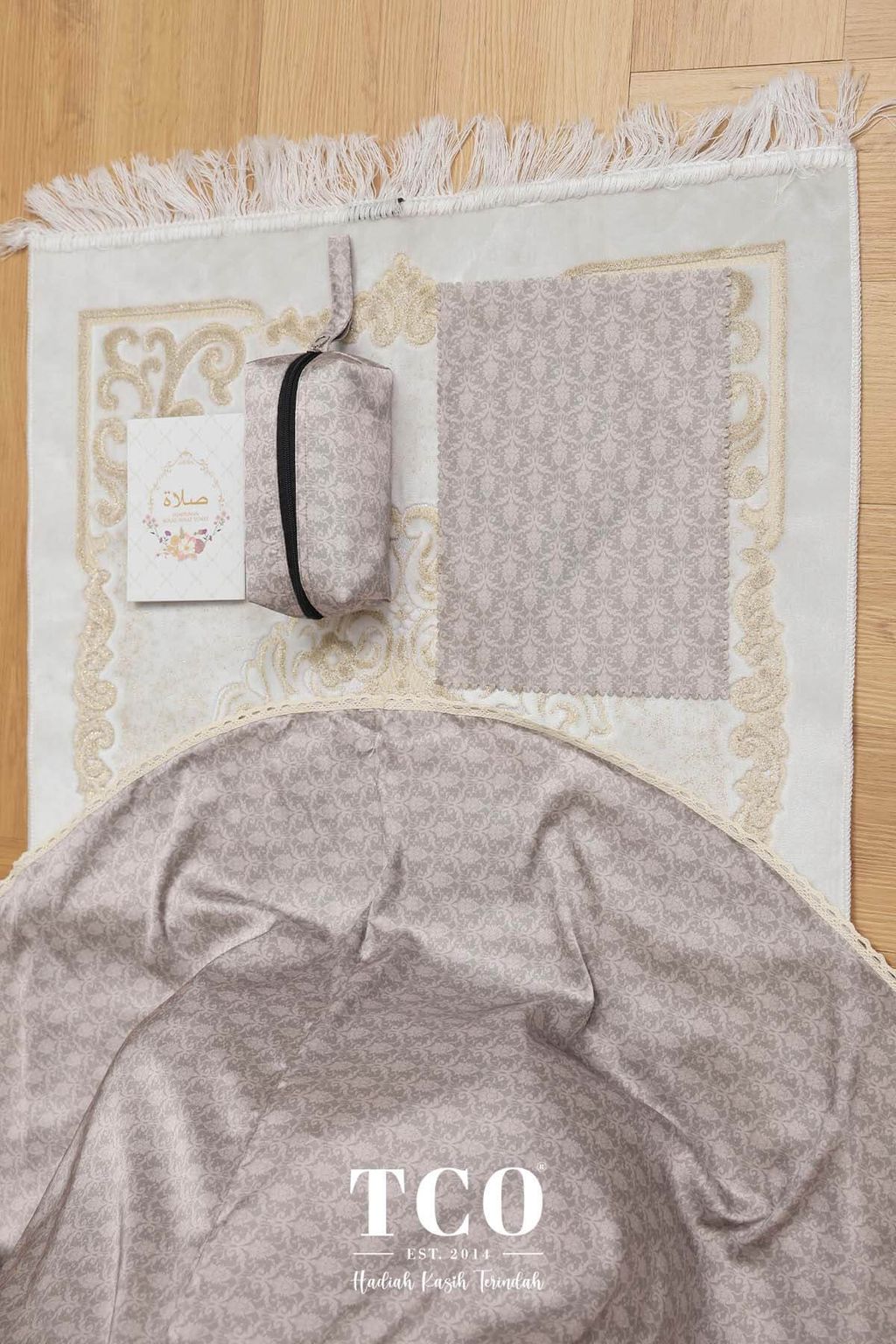 07_Telekung TCO Travel Ezi Damask Brown