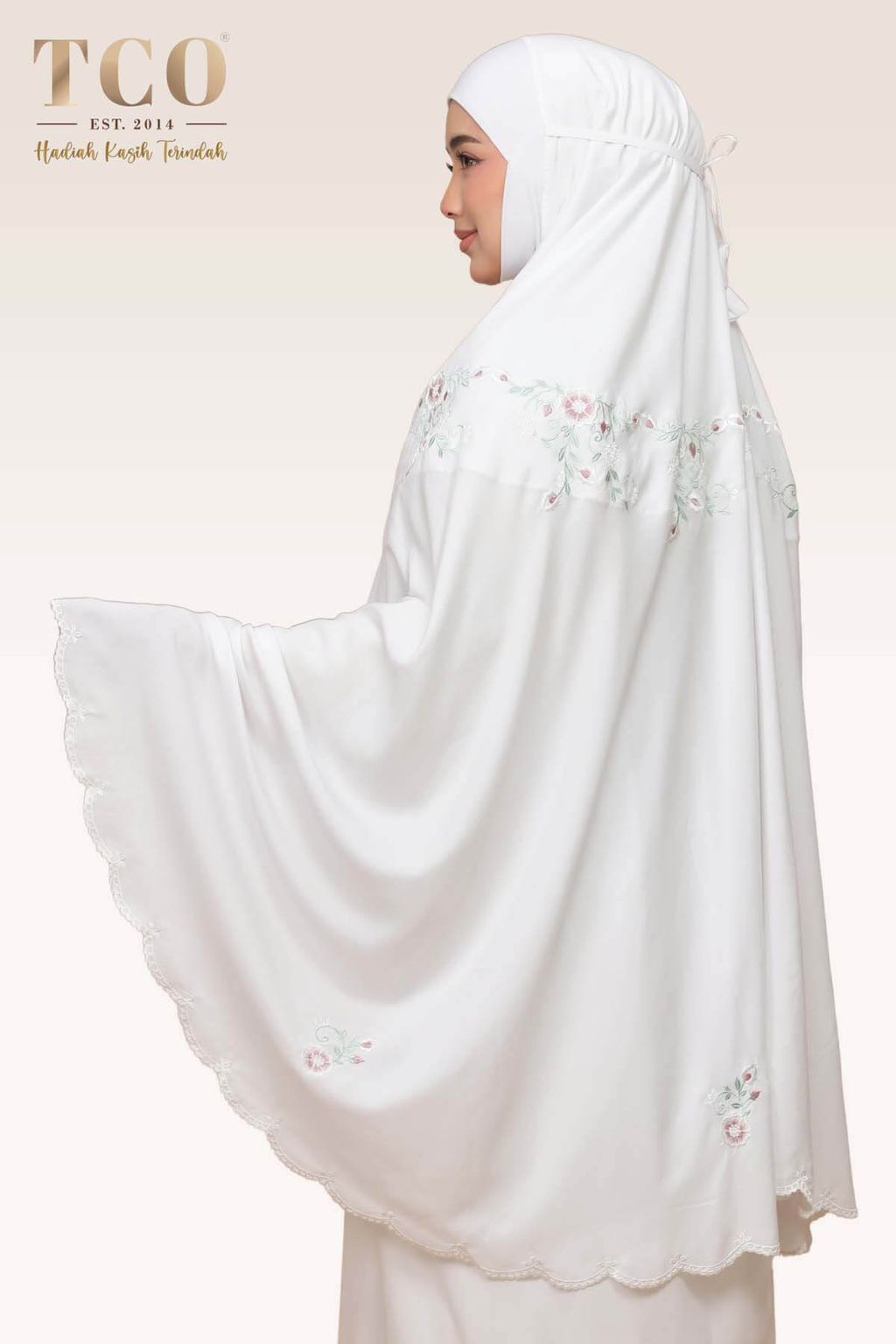 03_Telekung TCO Pearl Ratna Snow White