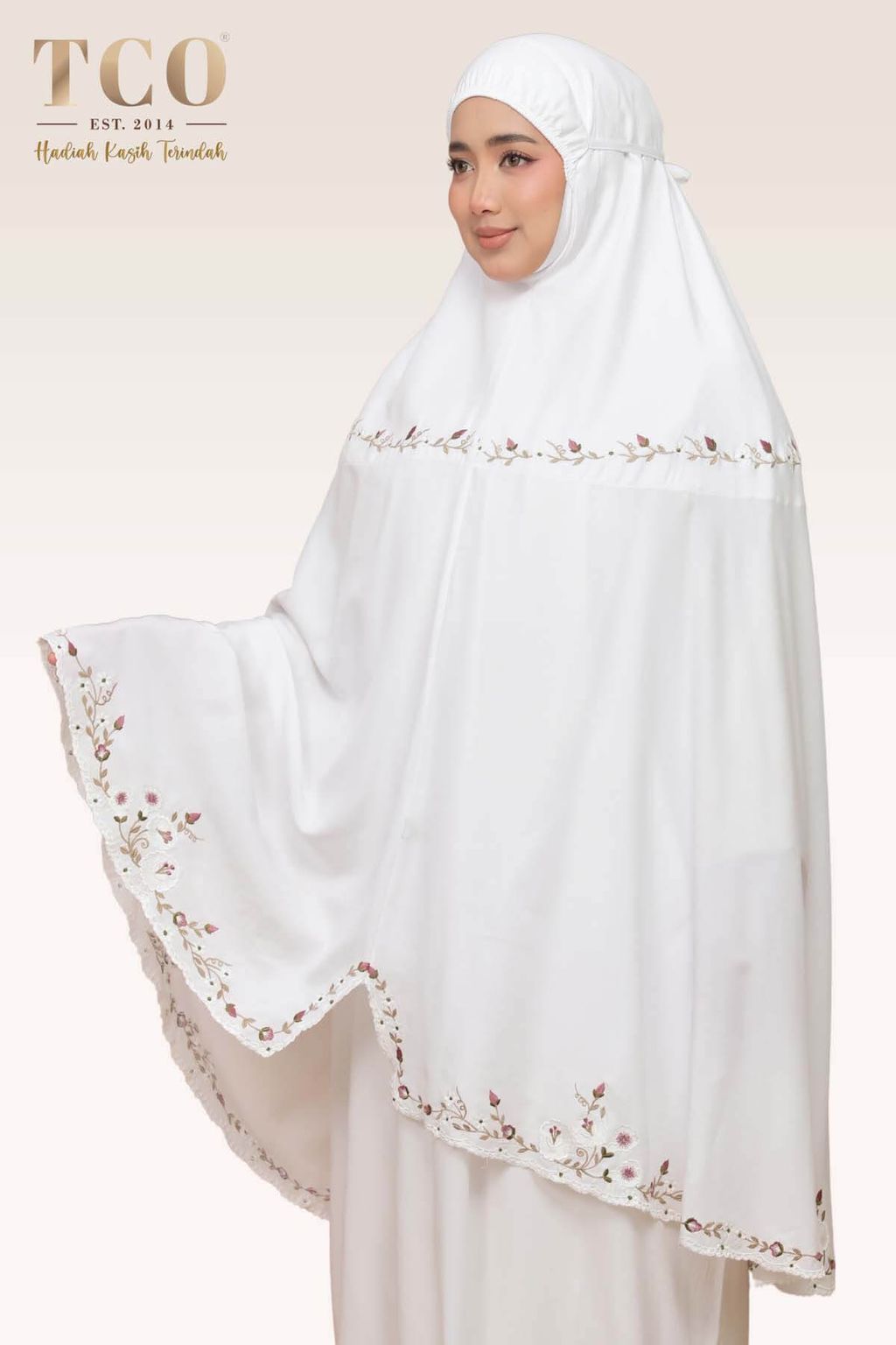 02_Telekung TCO Pearl Yasmine Snow White
