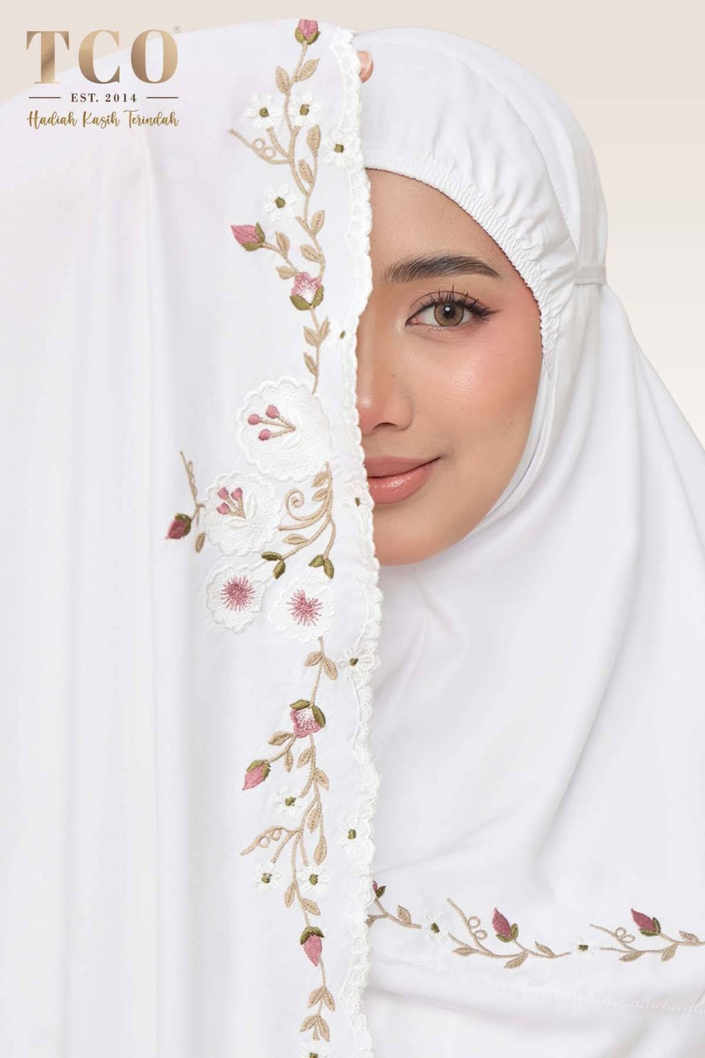 05_Telekung TCO Pearl Yasmine Snow White