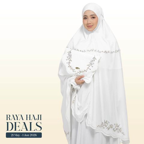 03_Telekung TCO Kameela Luxe Off White