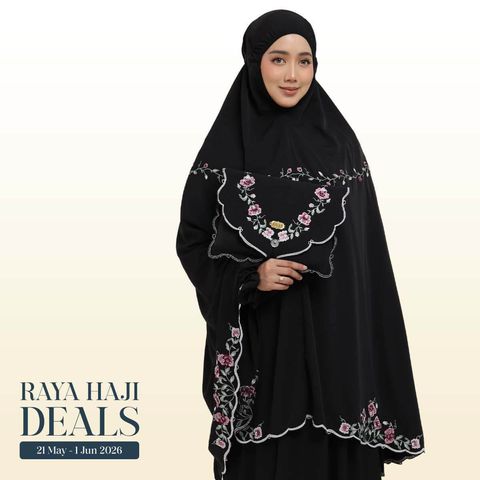 04_Telekung TCO Mekar Luxe Jet Black