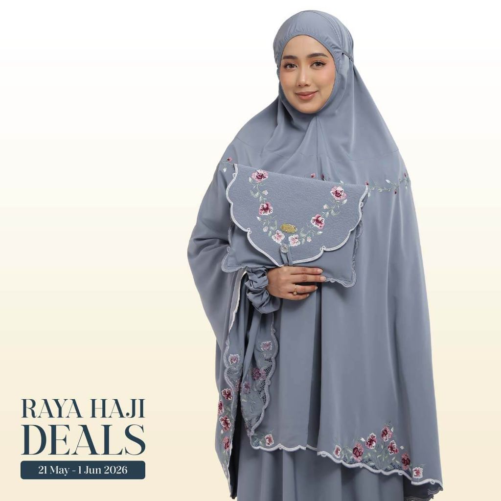 05_Telekung TCO Mekar Luxe Icy Gray