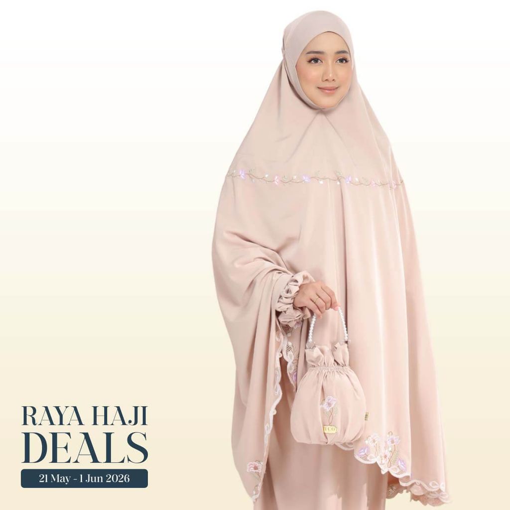 02_Telekung TCO Blossom Luxe Almondy Latte