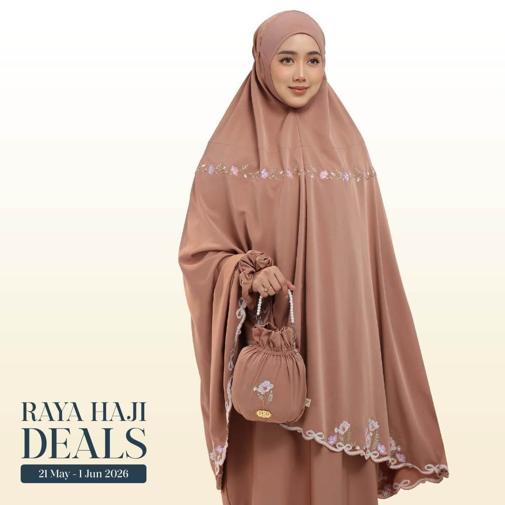 03_Telekung TCO Blossom Luxe Burnt Brick