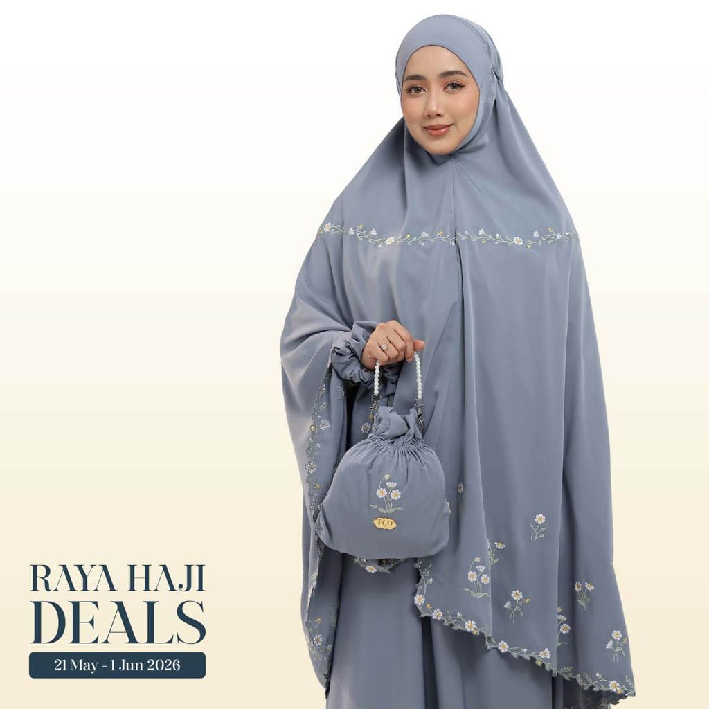 03_Telekung TCO Daisy Luxe Icy Gray