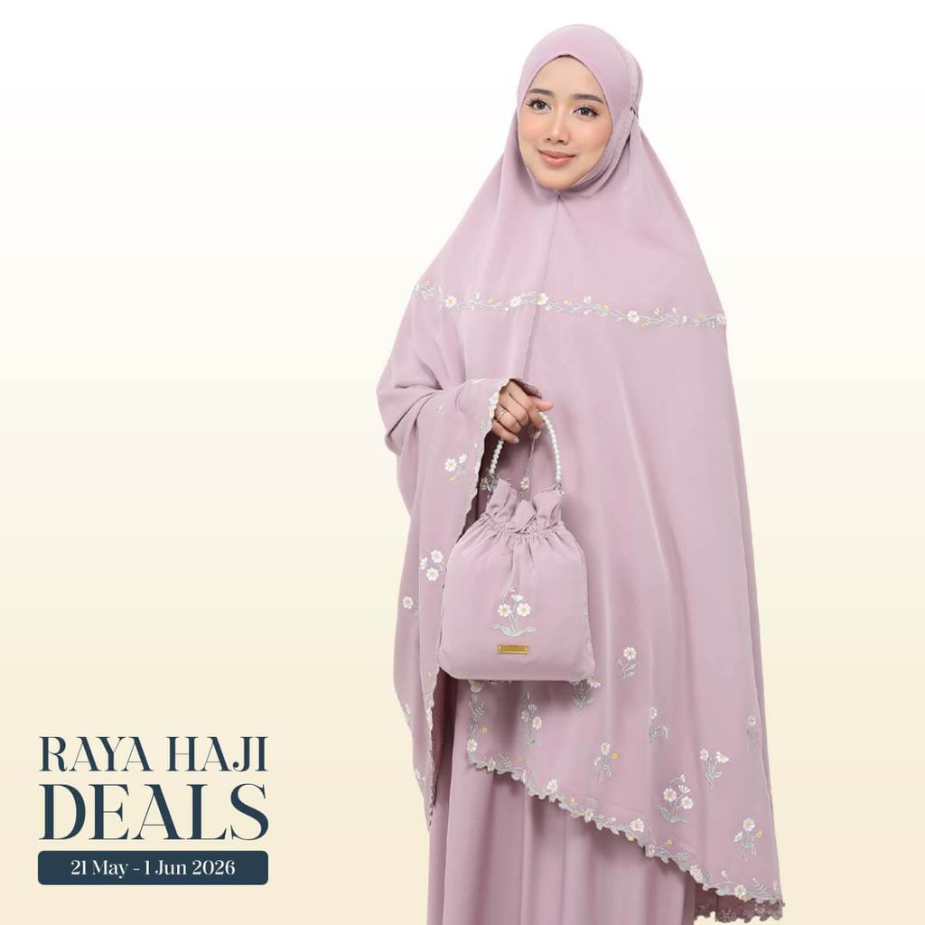 06_Telekung TCO Daisy Luxe Dusty Mauve