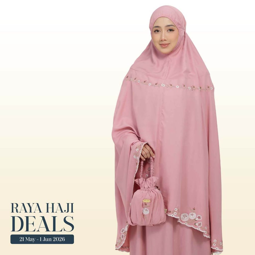 04_Telekung TCO Pearl Yasmine Pastel Rose