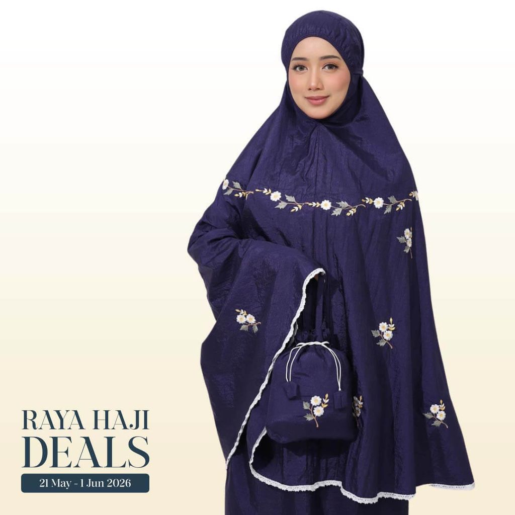 01_Telekung TCO Travel Daizie Navy Blue