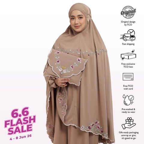 06_Telekung TCO Mekar Luxe Coco Mocha