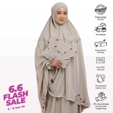 03_Telekung TCO Mekar Luxe Hazel Wood