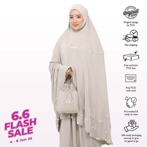 09_Telekung TCO Daisy Luxe Hazel Wood