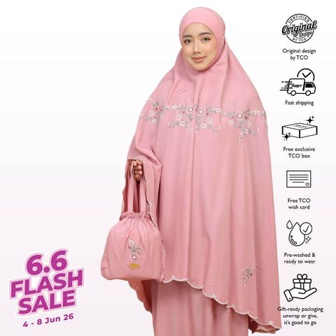 05_Telekung TCO Pearl Ratna Pastel Rose