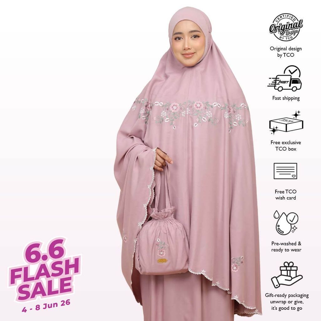 04_Telekung TCO Pearl Ratna Plum Mauve