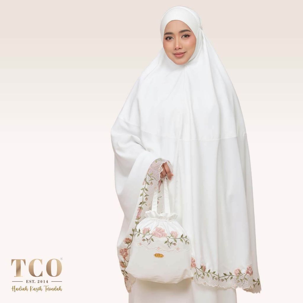 01_Telekung TCO Nuur Rose Off White Blush