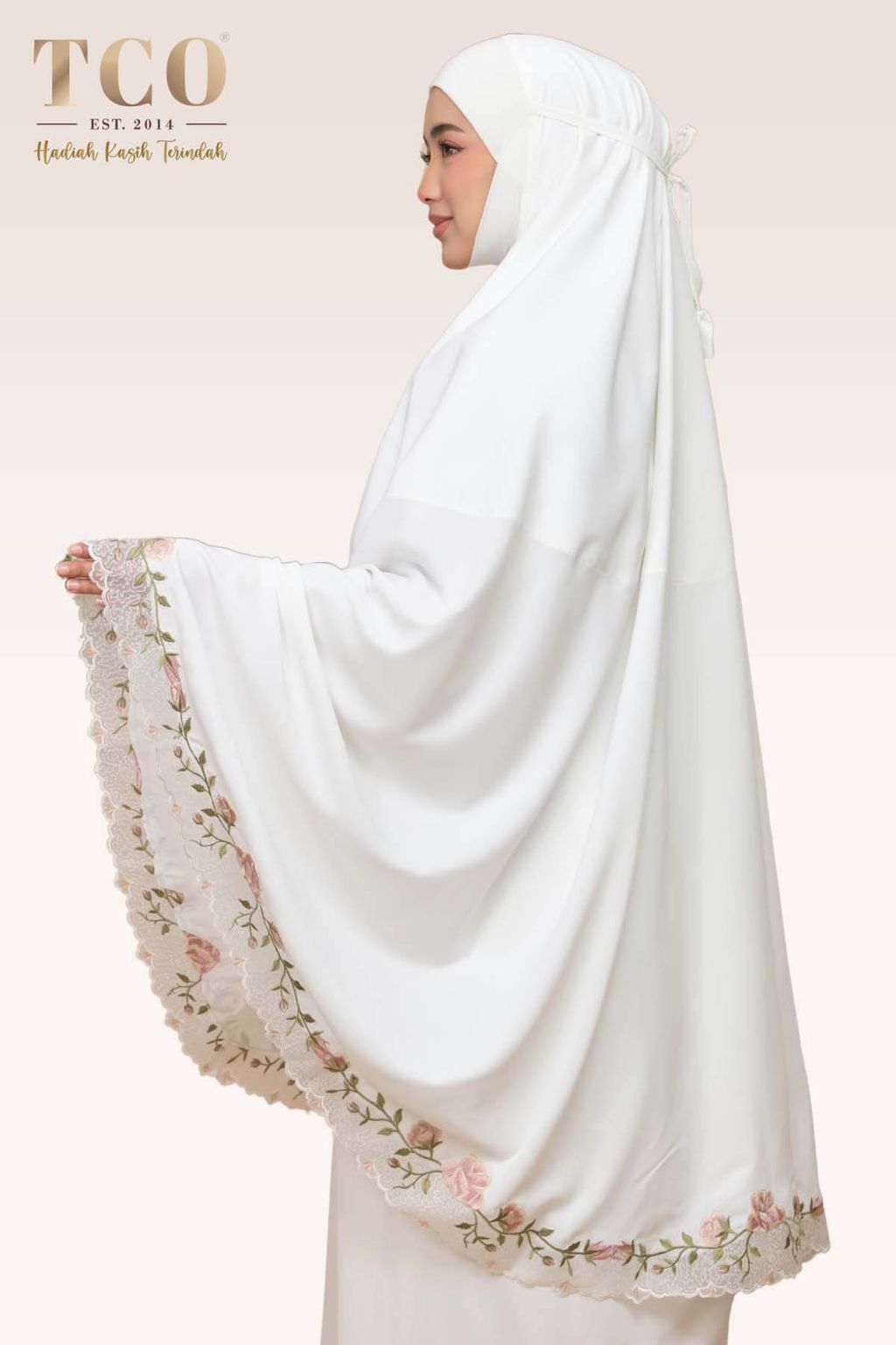 03_Telekung TCO Nuur Rose Off White Blush
