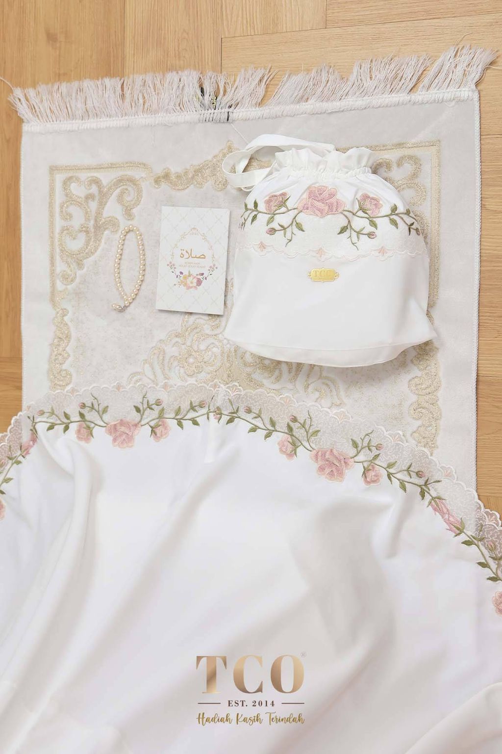 07_Telekung TCO Nuur Rose Off White Blush