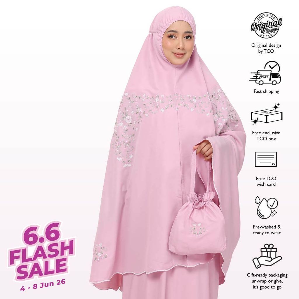 01_Telekung TCO Iris Dusty Pink