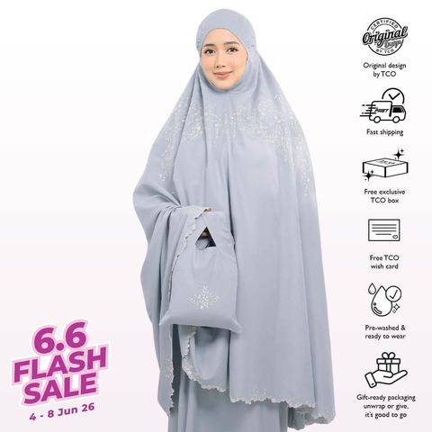 06_Telekung TCO Melor Smoke Gray