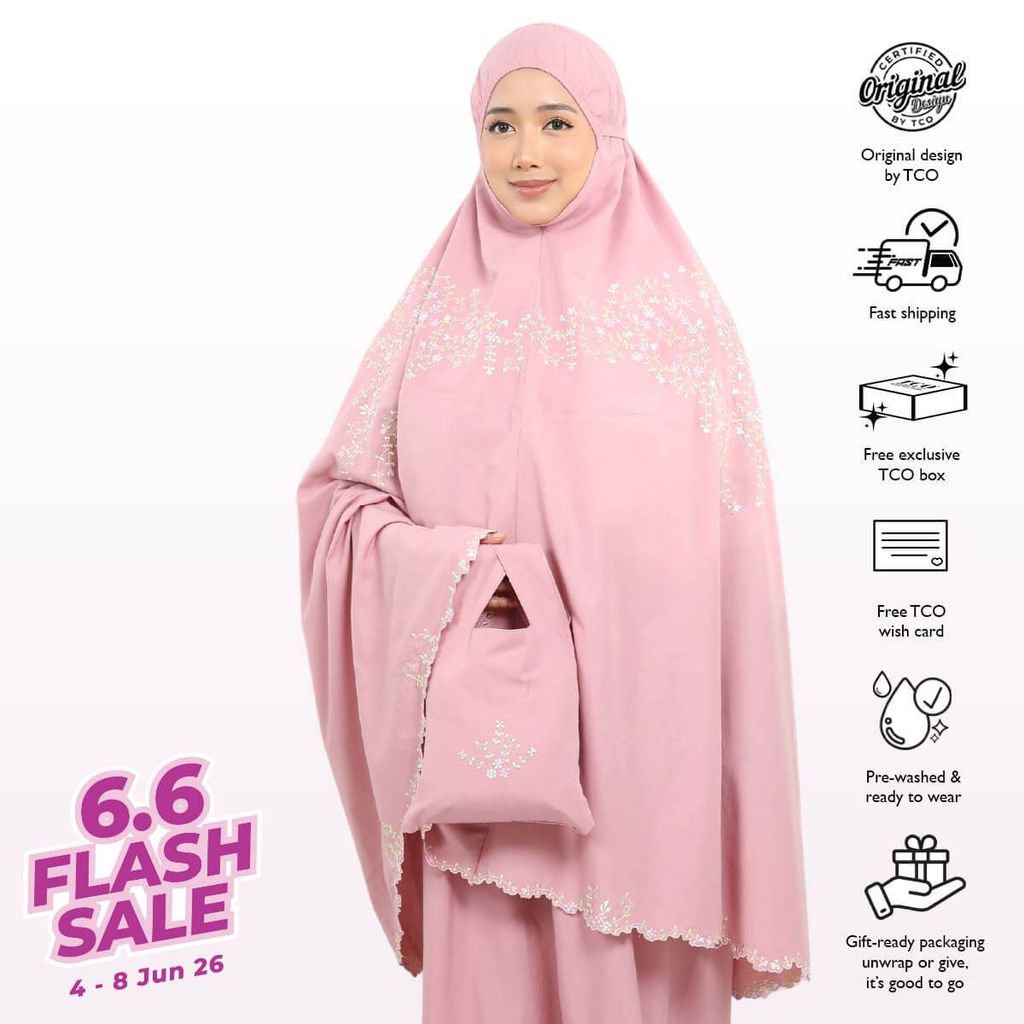 03_Telekung TCO Melor Dusty Pink