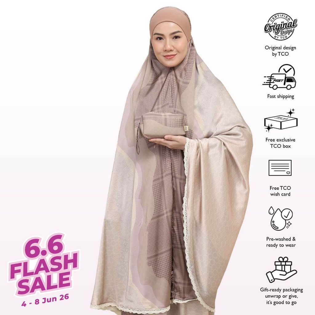 02_Telekung TCO Travel Ezi Linea Sandy Brown