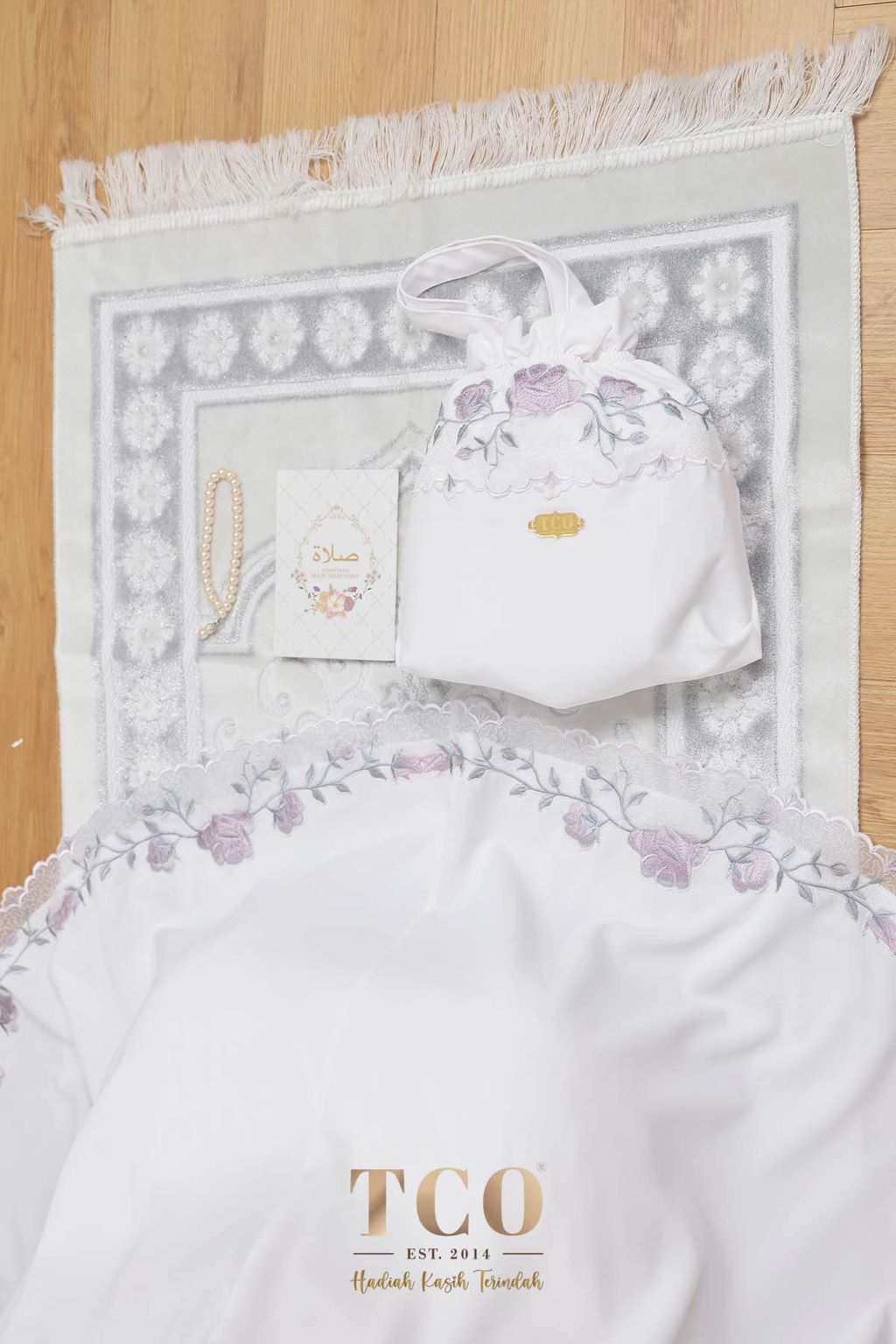 07_Telekung TCO Nuur Rose Snow White Lilac