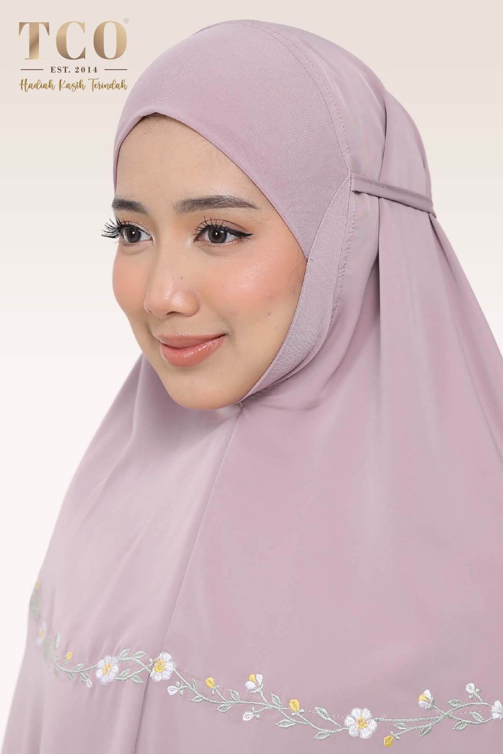 04_Telekung TCO Daisy Luxe Dusty Mauve