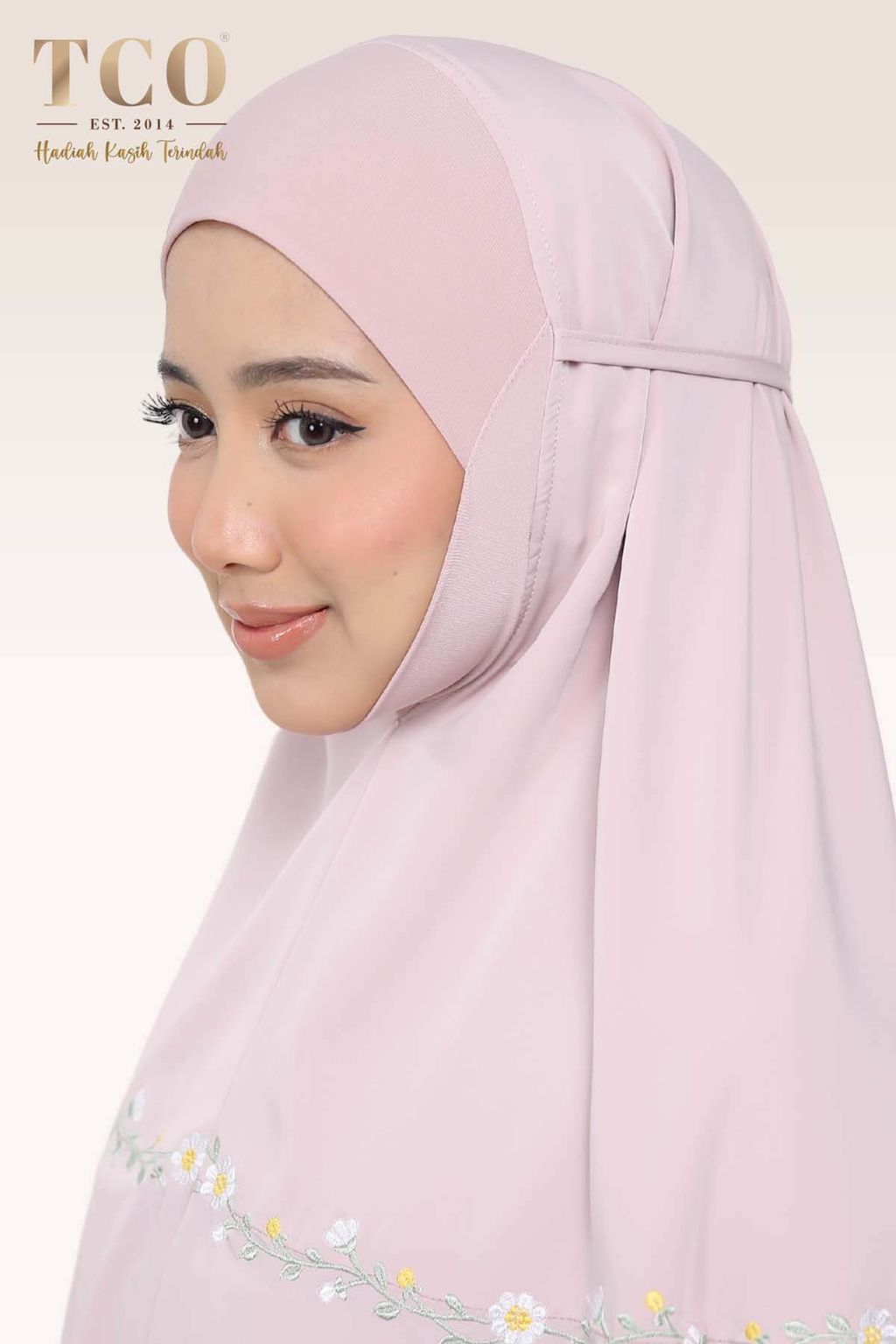 04_Telekung TCO Daisy Luxe Dusty Rose
