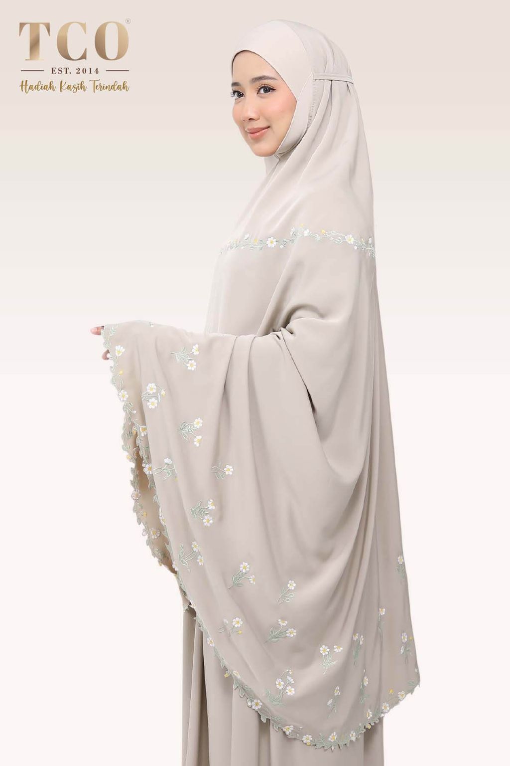03_Telekung TCO Daisy Luxe Hazel Wood