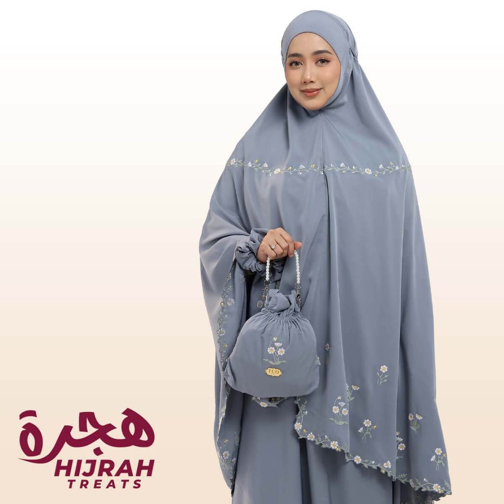 03_Telekung TCO Daisy Luxe Icy Gray
