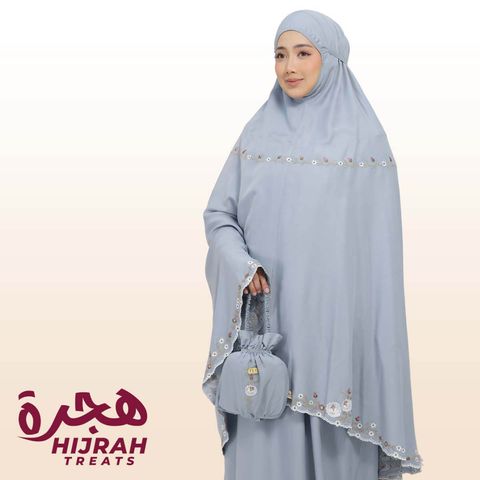 07_Telekung TCO Pearl Yasmine Smoky Bluish