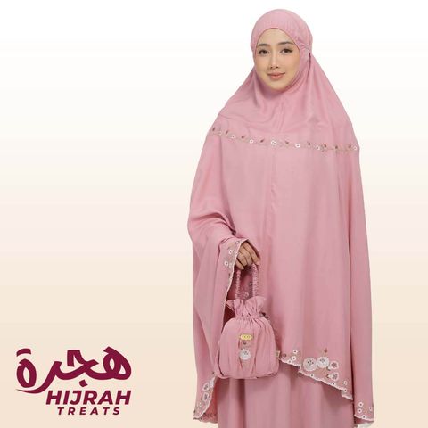 05_Telekung TCO Pearl Yasmine Pastel Rose