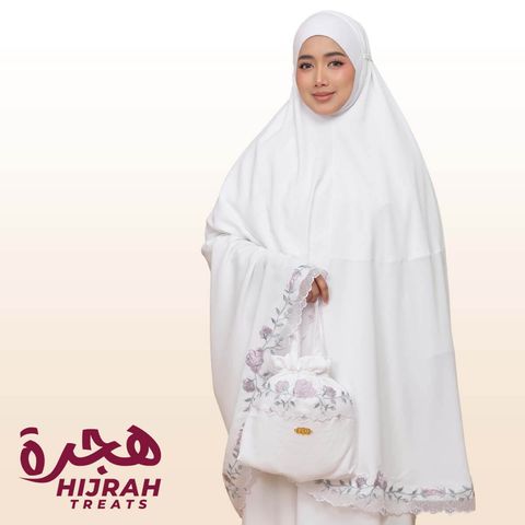 01_Telekung TCO Nuur Rose Snow White Lilac