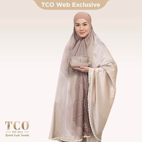 01_Telekung TCO Travel Ezi Linea Sandy Brown
