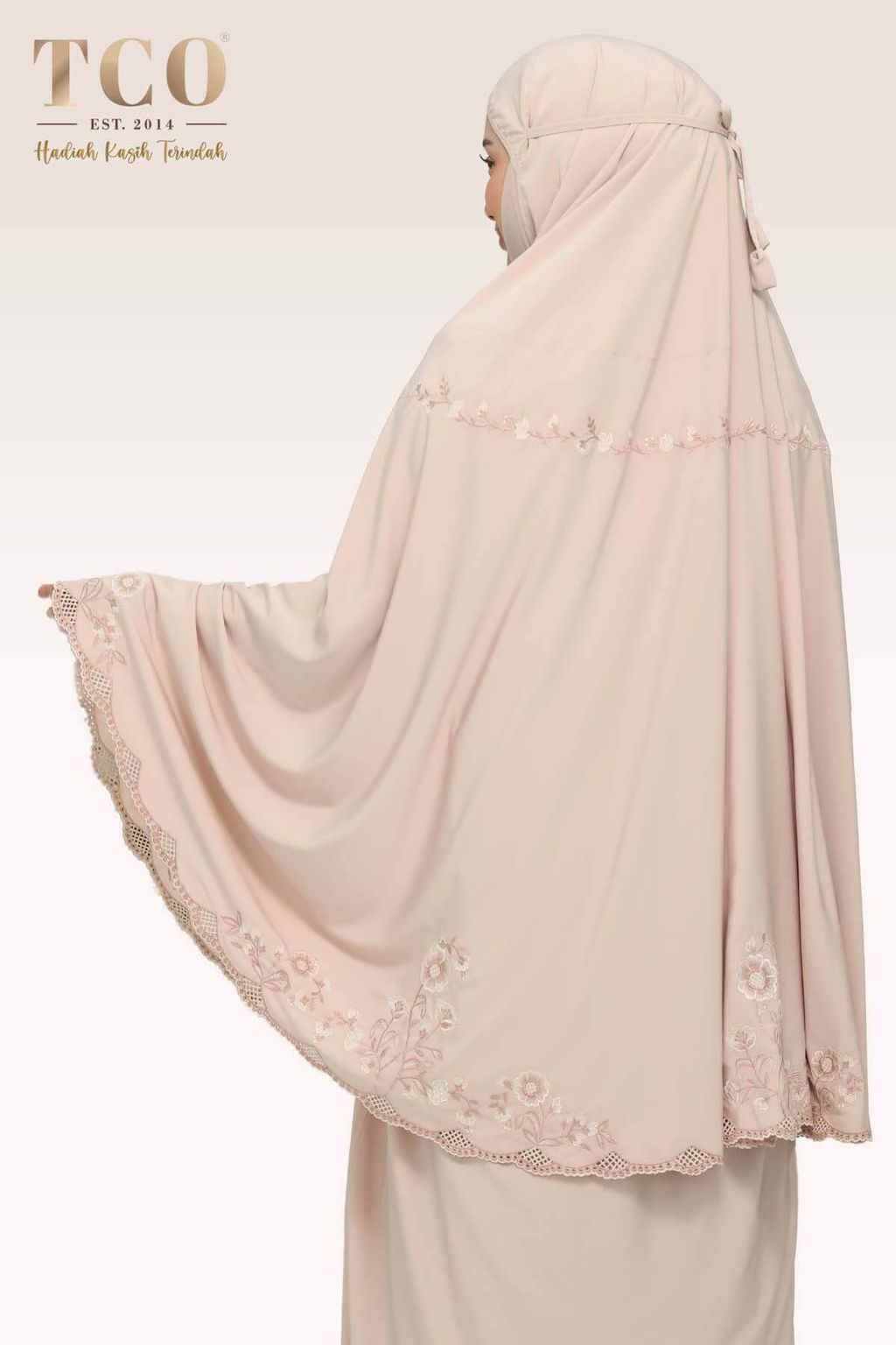 03_Telekung TCO Windy Luxe Almondy Latte