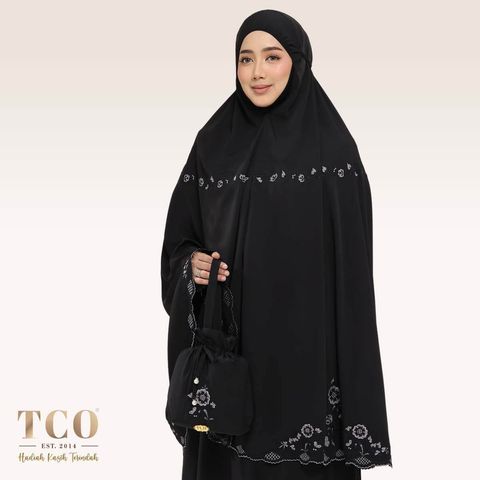 01_Telekung TCO Windy Luxe Jet Black