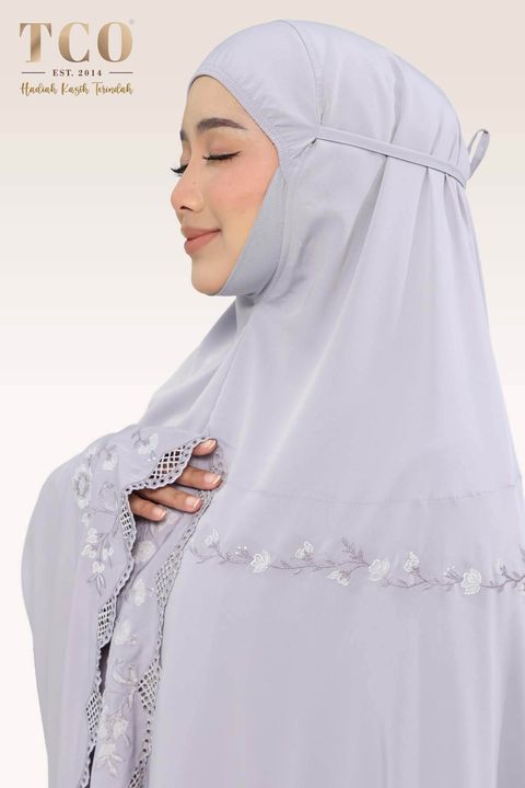 02_Telekung TCO Windy Luxe Gray Lilac