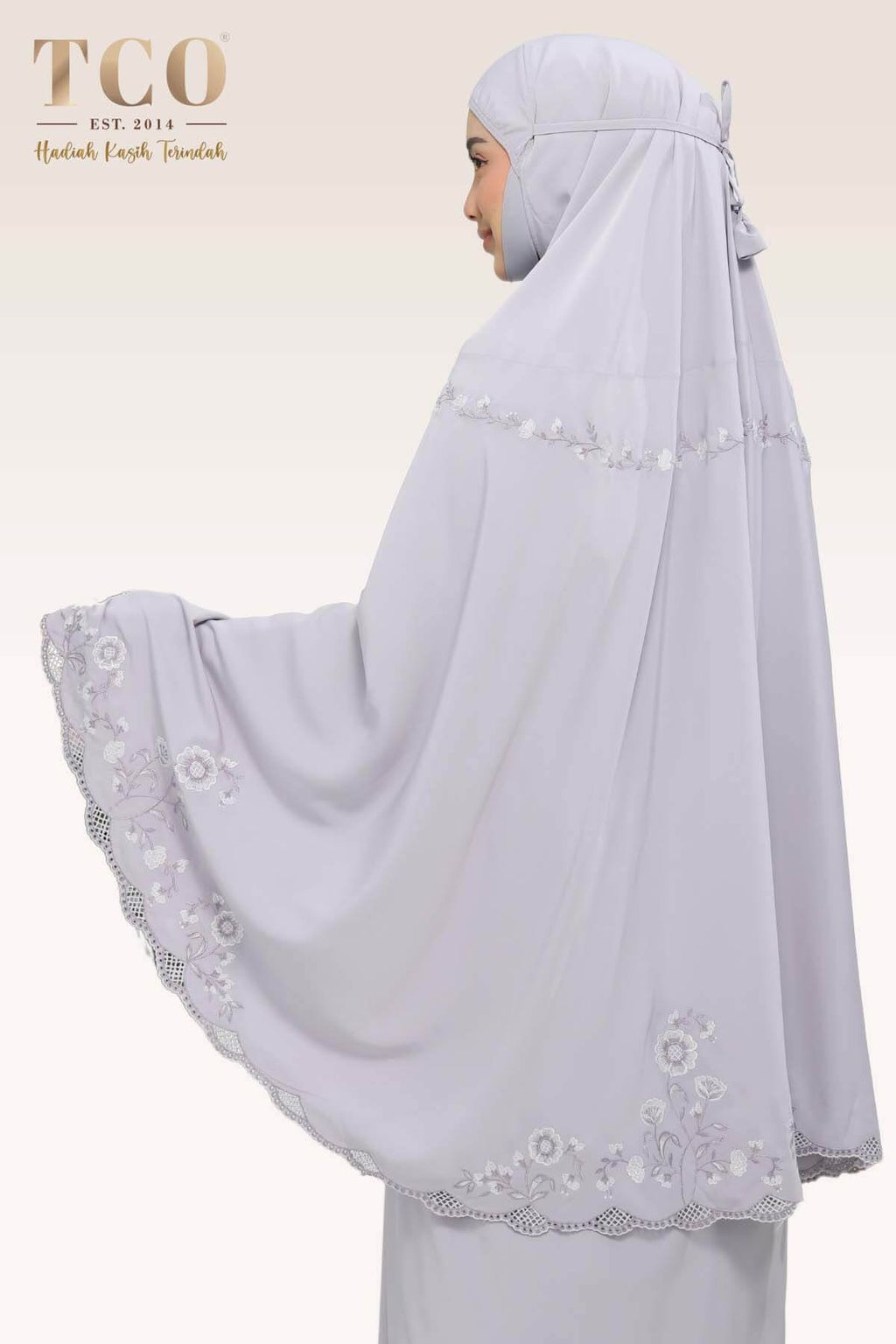 03_Telekung TCO Windy Luxe Gray Lilac