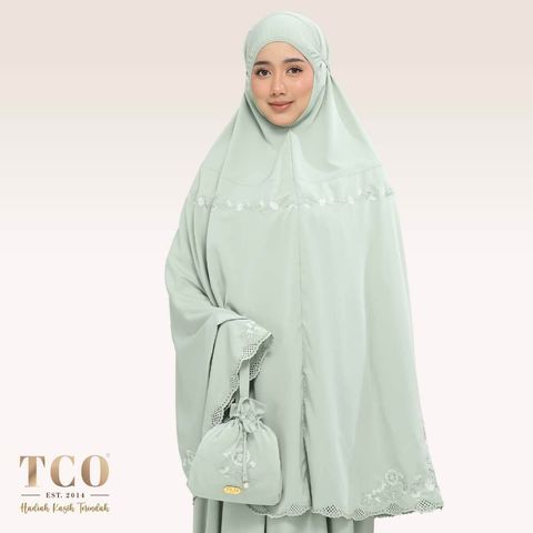 01_Telekung TCO Windy Luxe Smoke Green