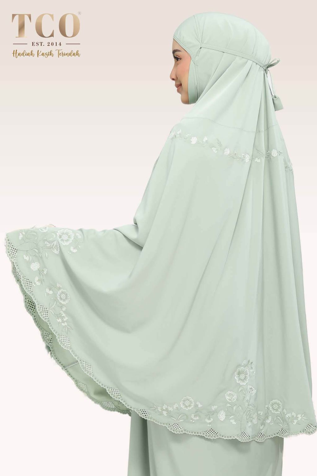 03_Telekung TCO Windy Luxe Smoke Green