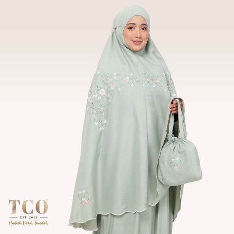 01_Telekung TCO Iris Dusty Green