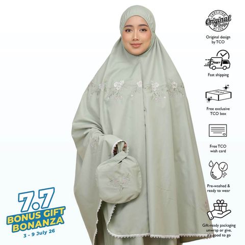 04_Telekung TCO Salma Dusty Green