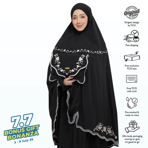 02_Telekung TCO Kameela Luxe Jet Black